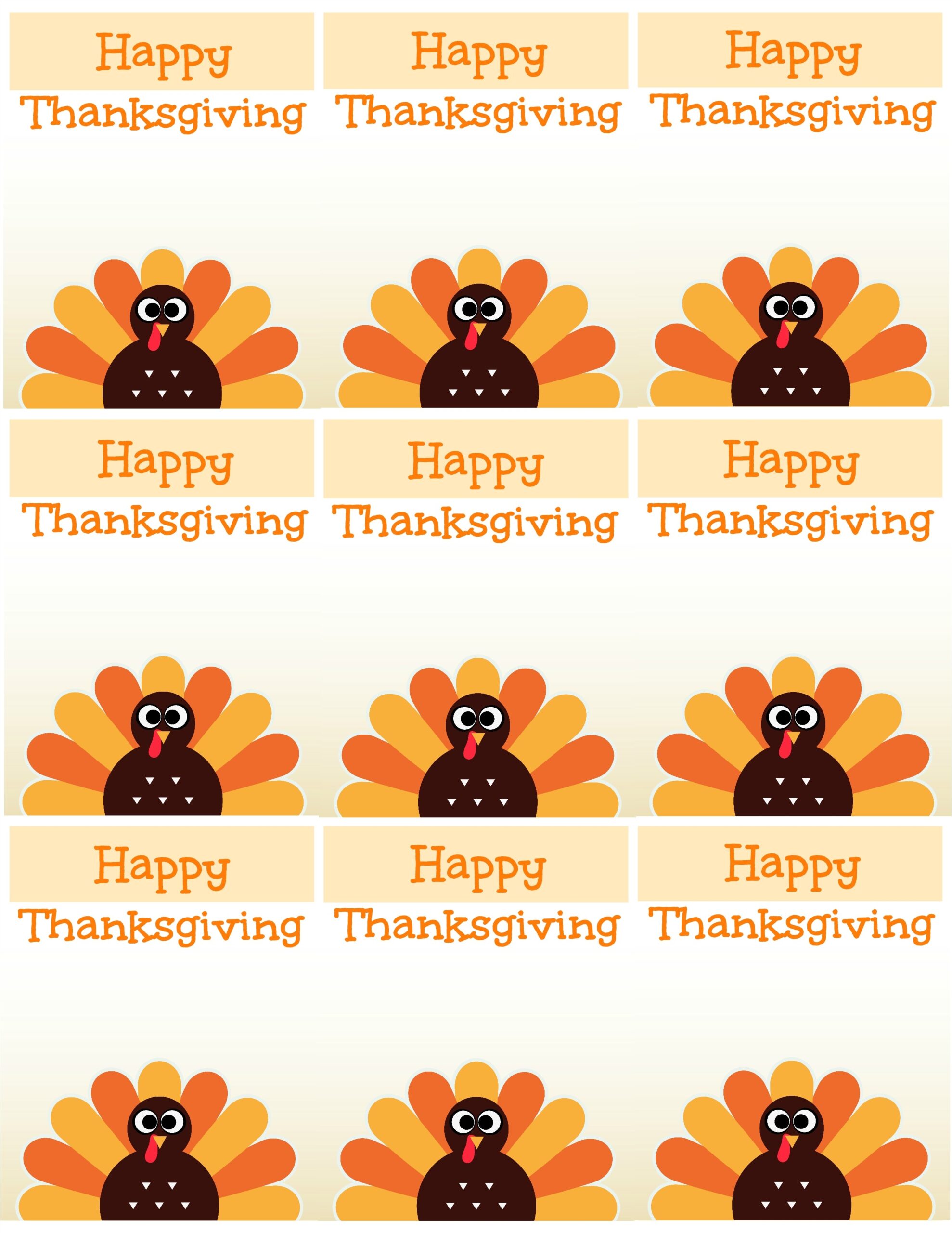 Free Printable Thanksgiving Name Cards