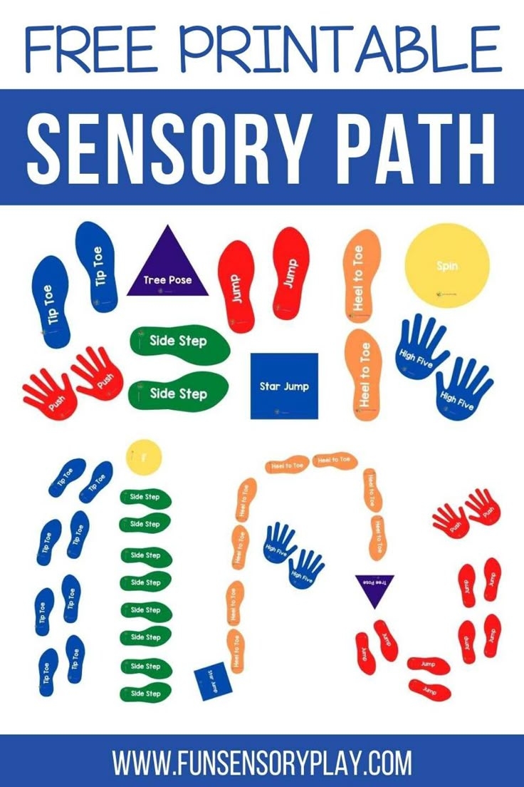 Free Sensory Path Printable