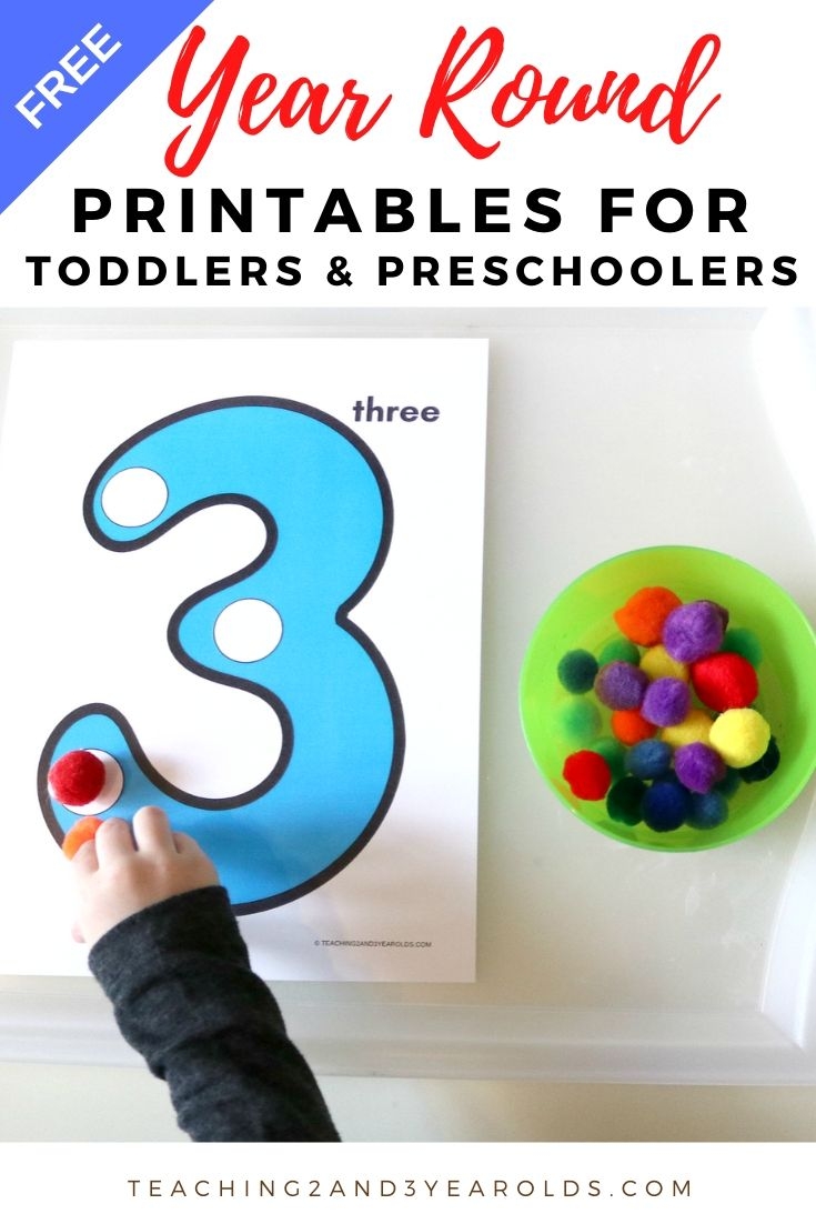 Free Printables For 2 Year Olds
