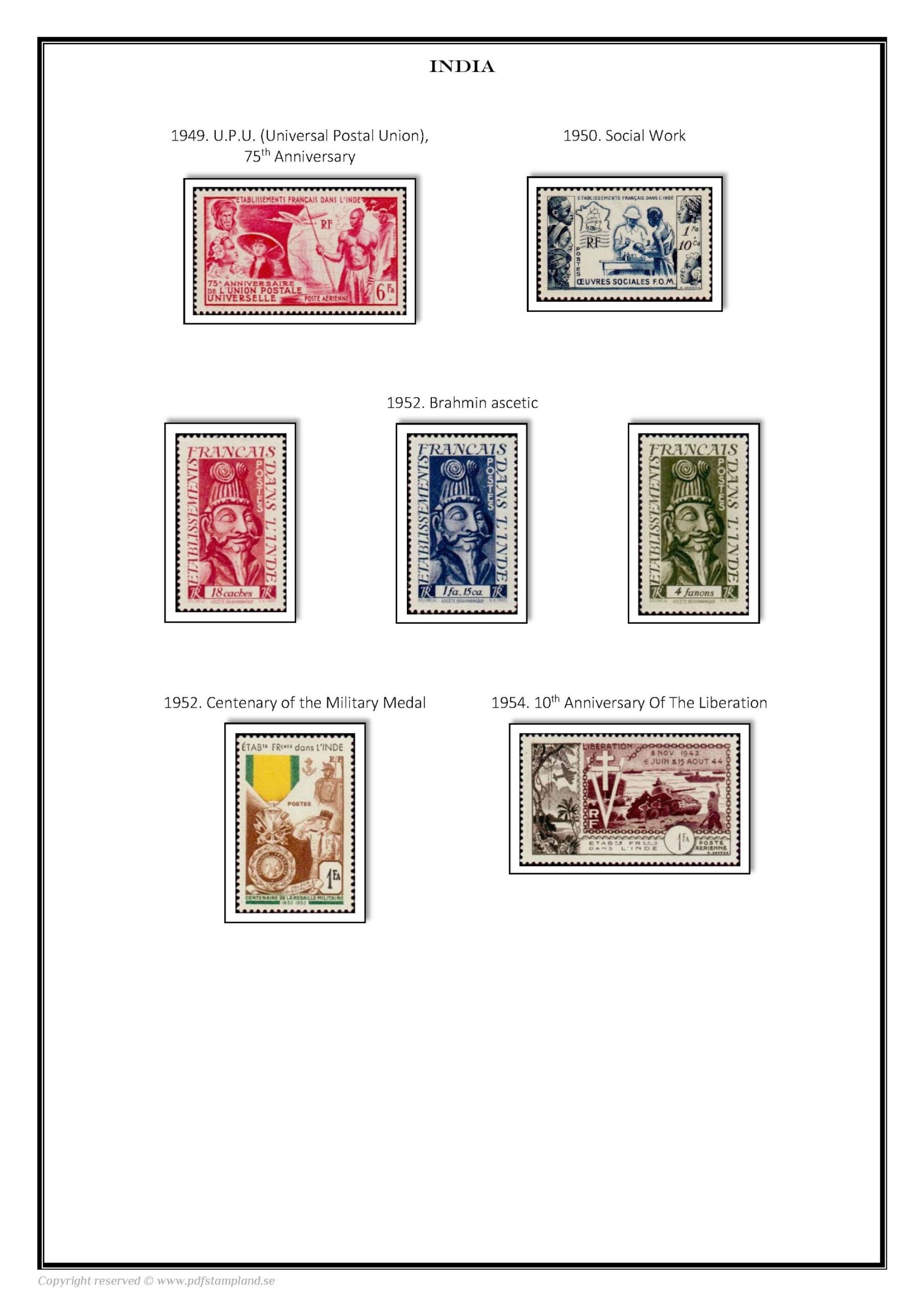 French India 1892 1954