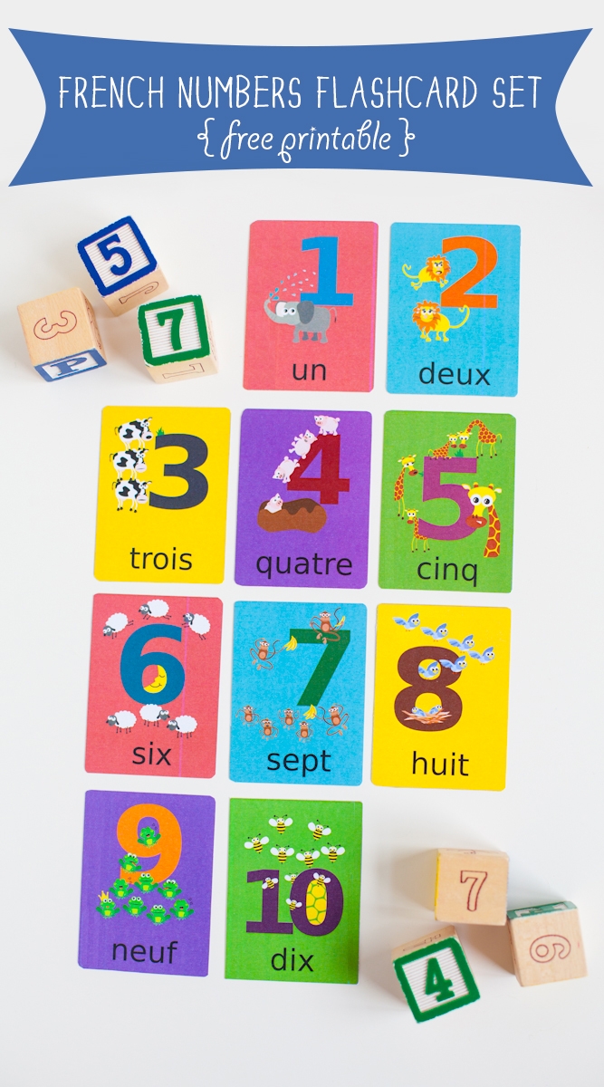 French Numbers Flashcard Printable Gus On The Go Language Learning Apps For Kids