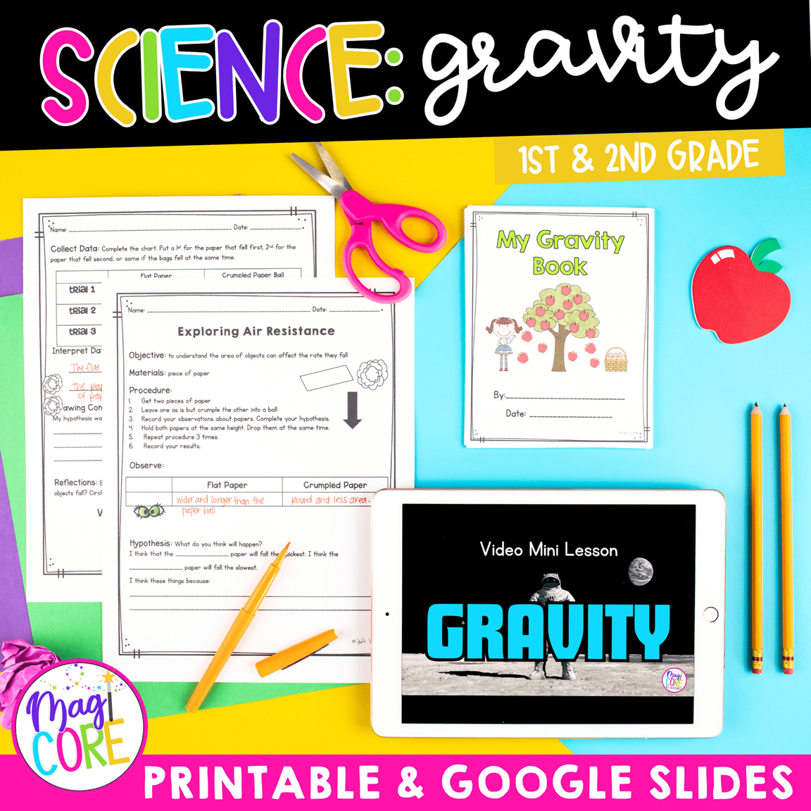 Force And Motion Printables Second Grade