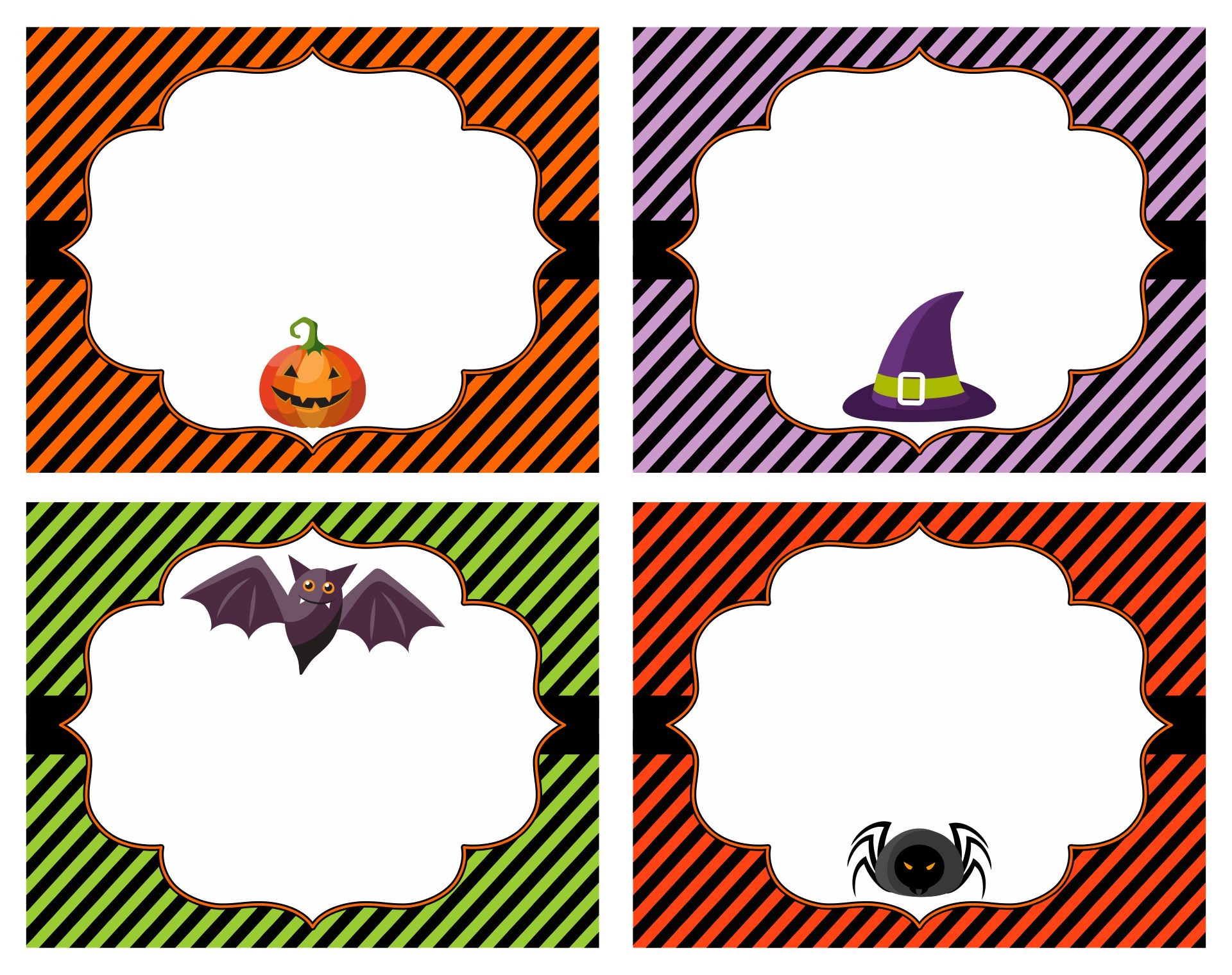 Halloween Labels Printable Free Printable Party Favors