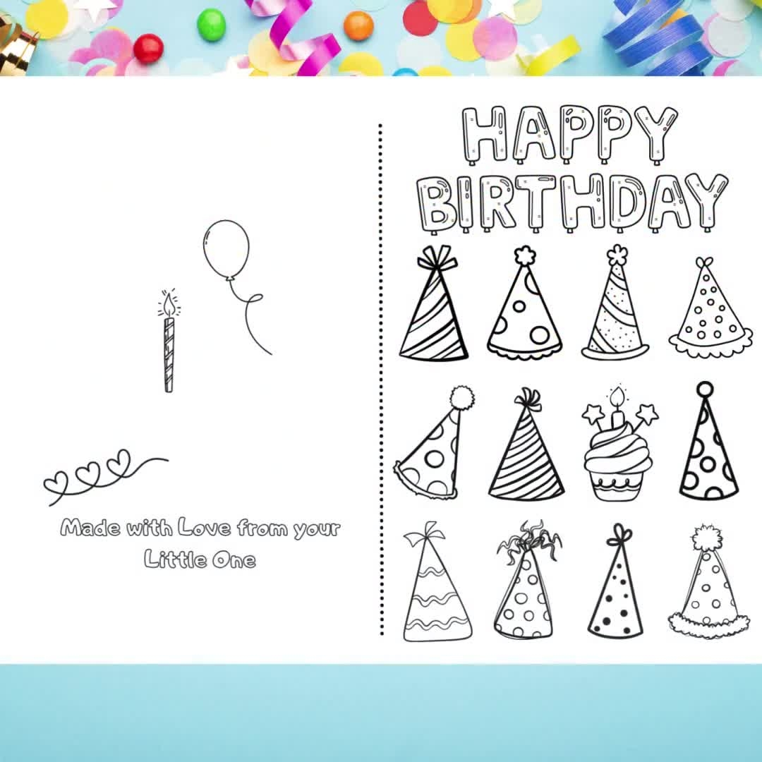 Happy Birthday Card Printable Free