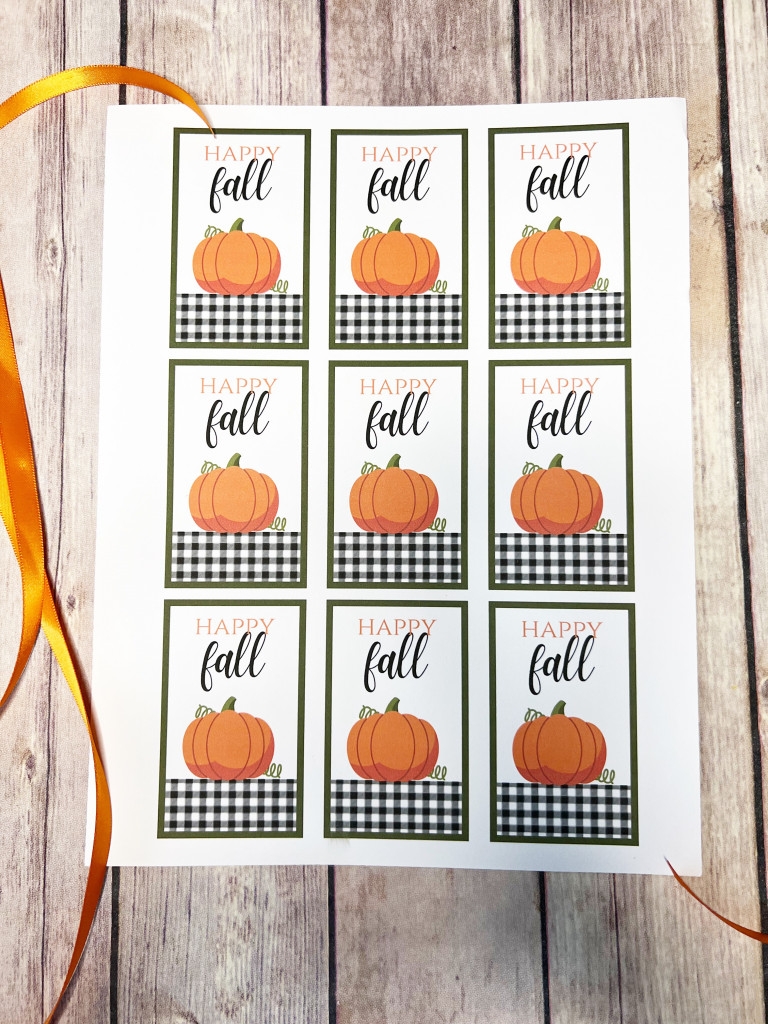 Happy Fall Gift Tags Leah With Love