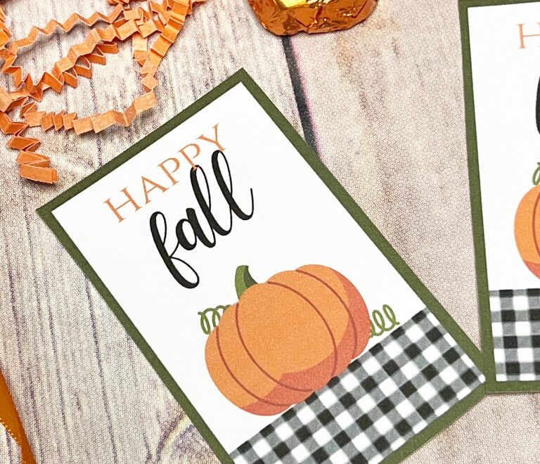 Happy Fall Gift Tags Leah With Love