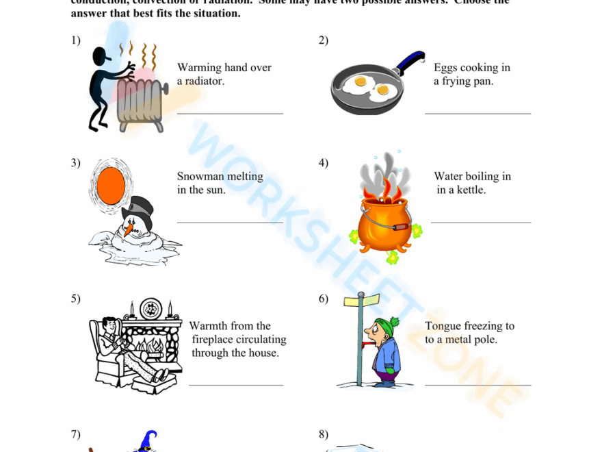 Heat Transfer Worksheets 2025