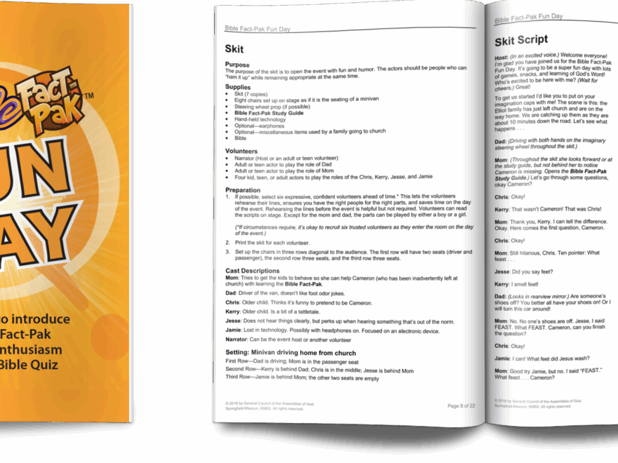 Home Junior Bible Quiz