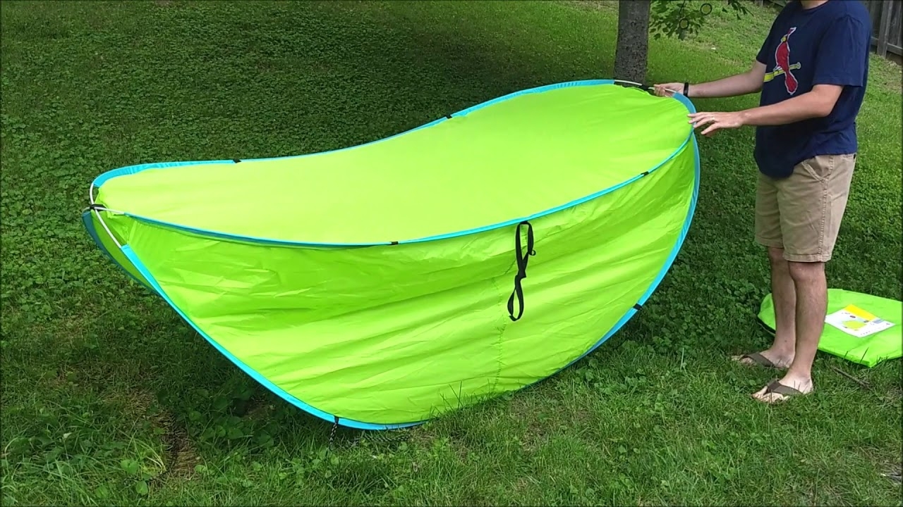 How To Fold The Crane Pop Up Sun Shelter Dome Style YouTube