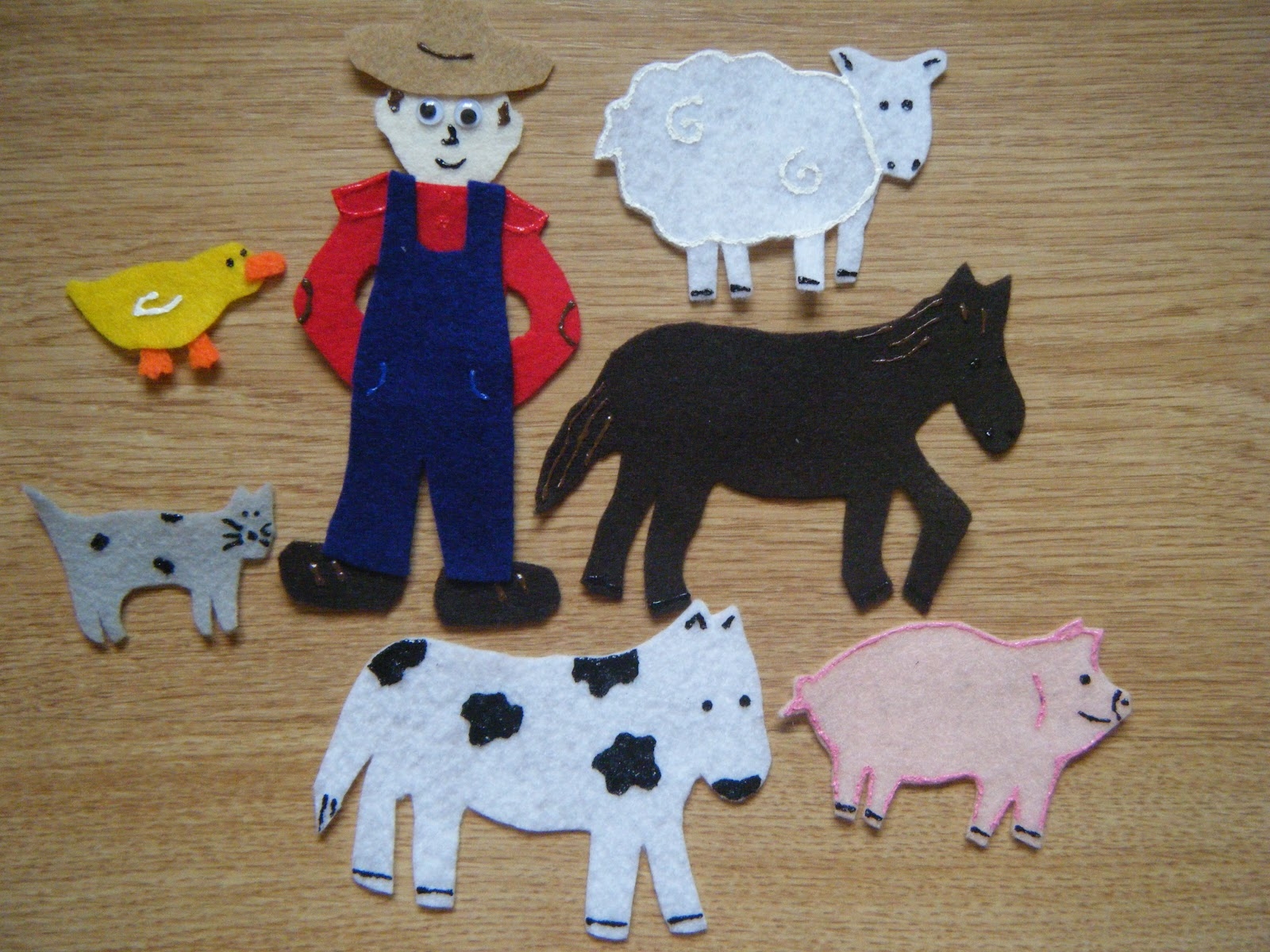 Ideas For Early Childhood Old Macdonald Had A Farm Puppet Templates