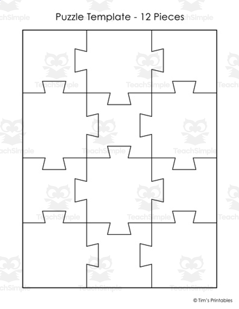 Make Your Own Jigsaw Puzzle Printable