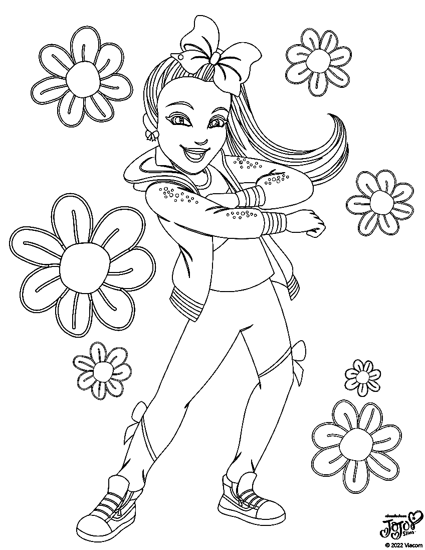 Free Printable Jojo Siwa Coloring Pages
