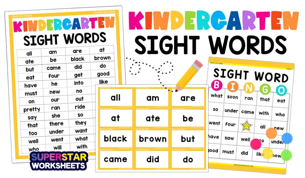 Best Sight Word Books For Kindergarten Printables