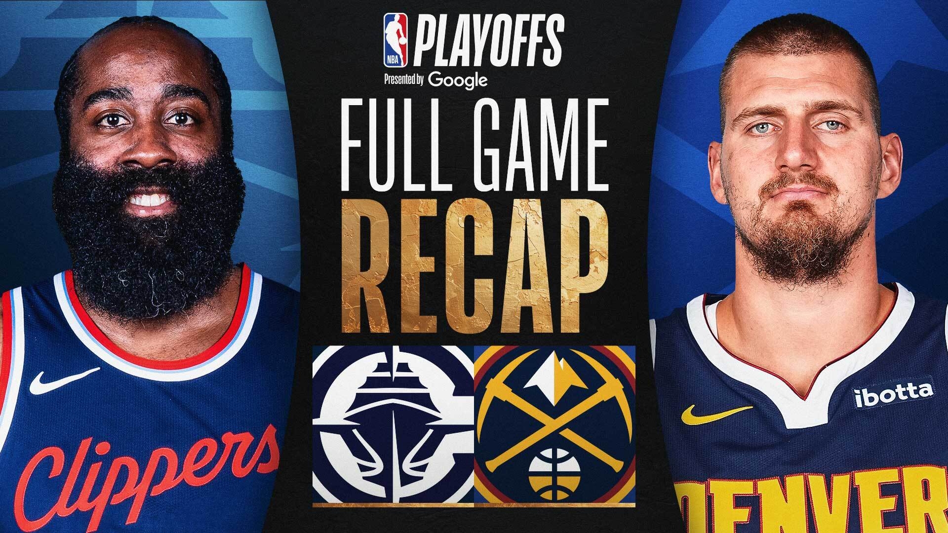LA Clippers Vs Denver Nuggets Apr 19 2025 Game Summary NBA