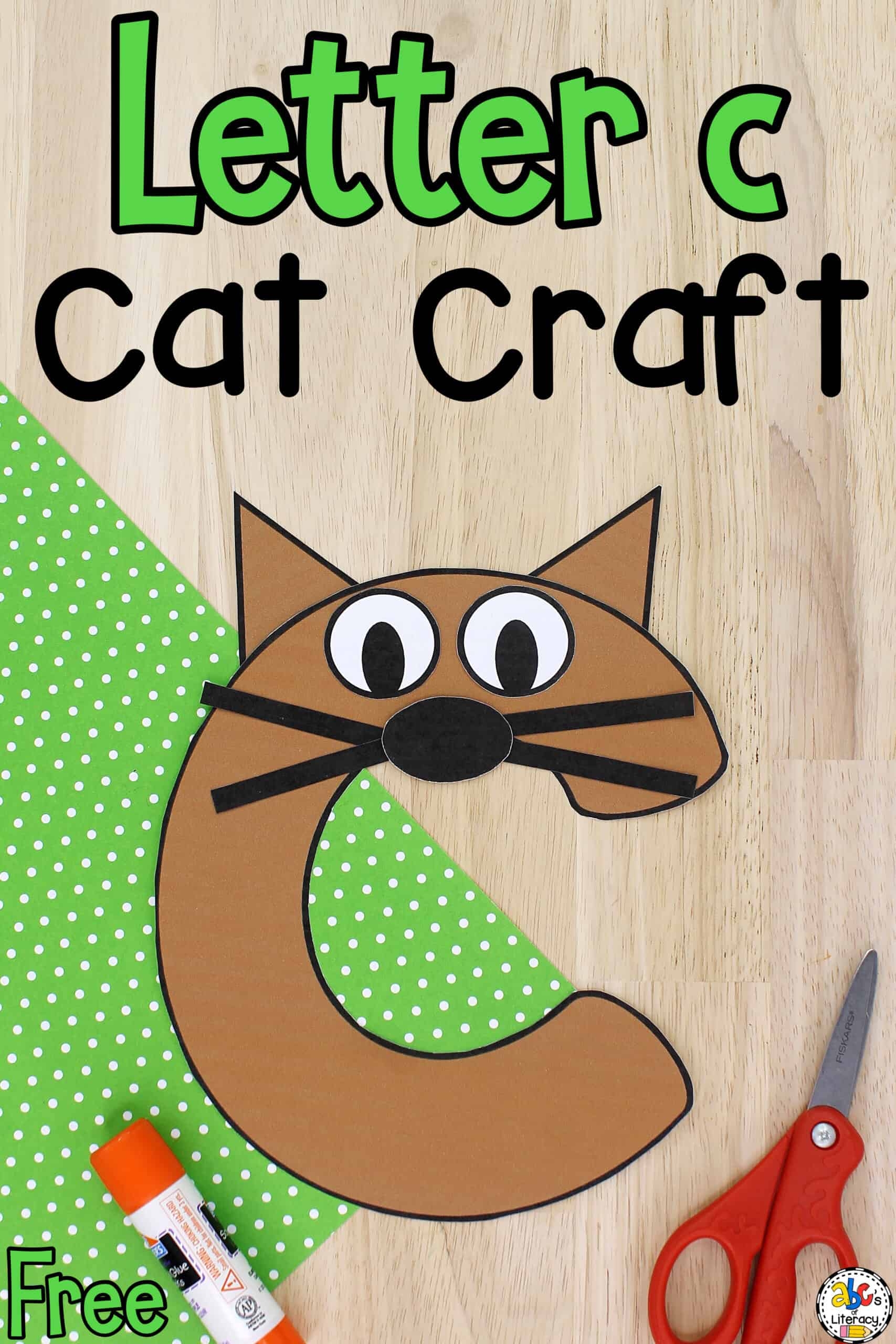 Letter C Cat Craft Letter Recognition Craft For Preschoolers