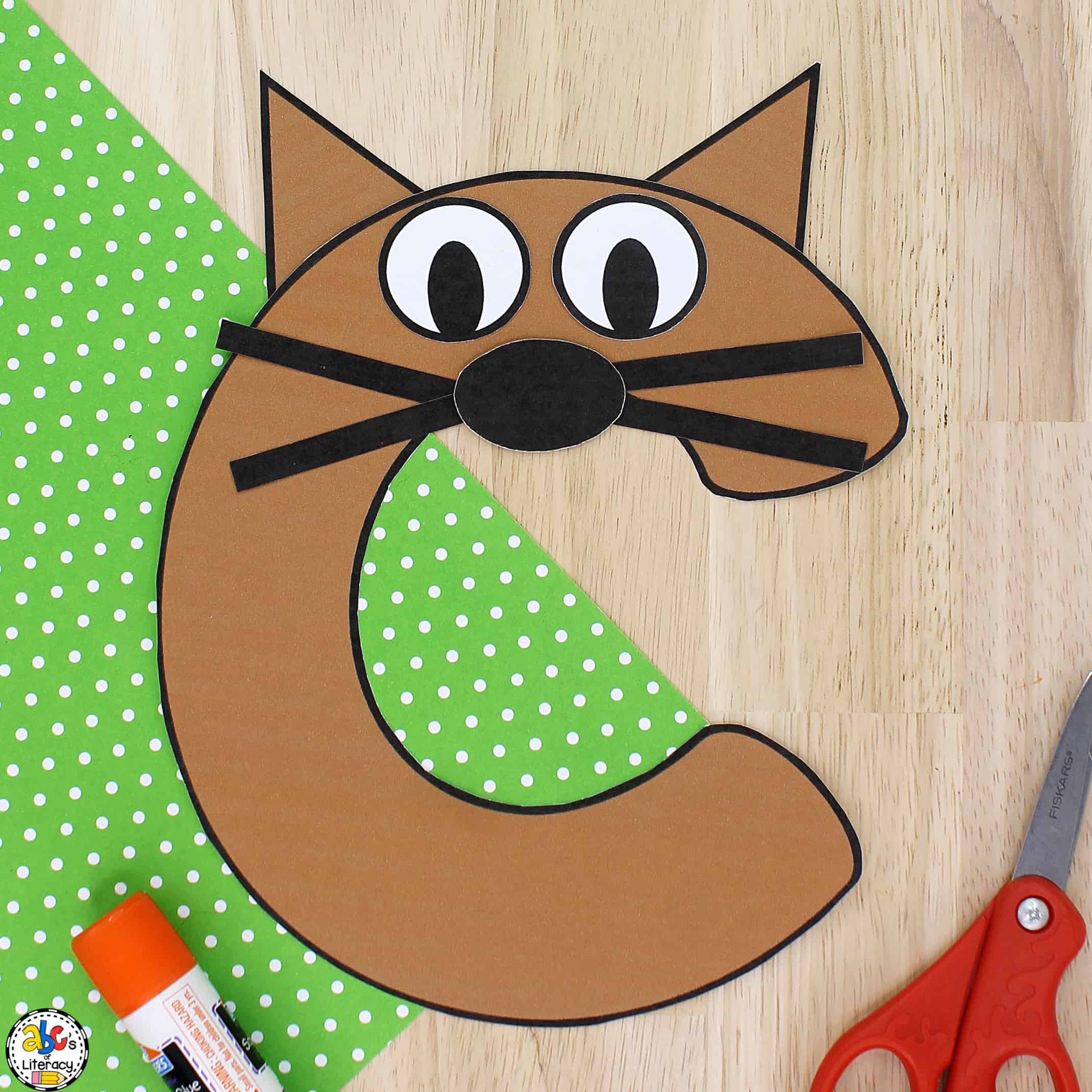 Letter C Cat Craft Letter Recognition Craft For Preschoolers
