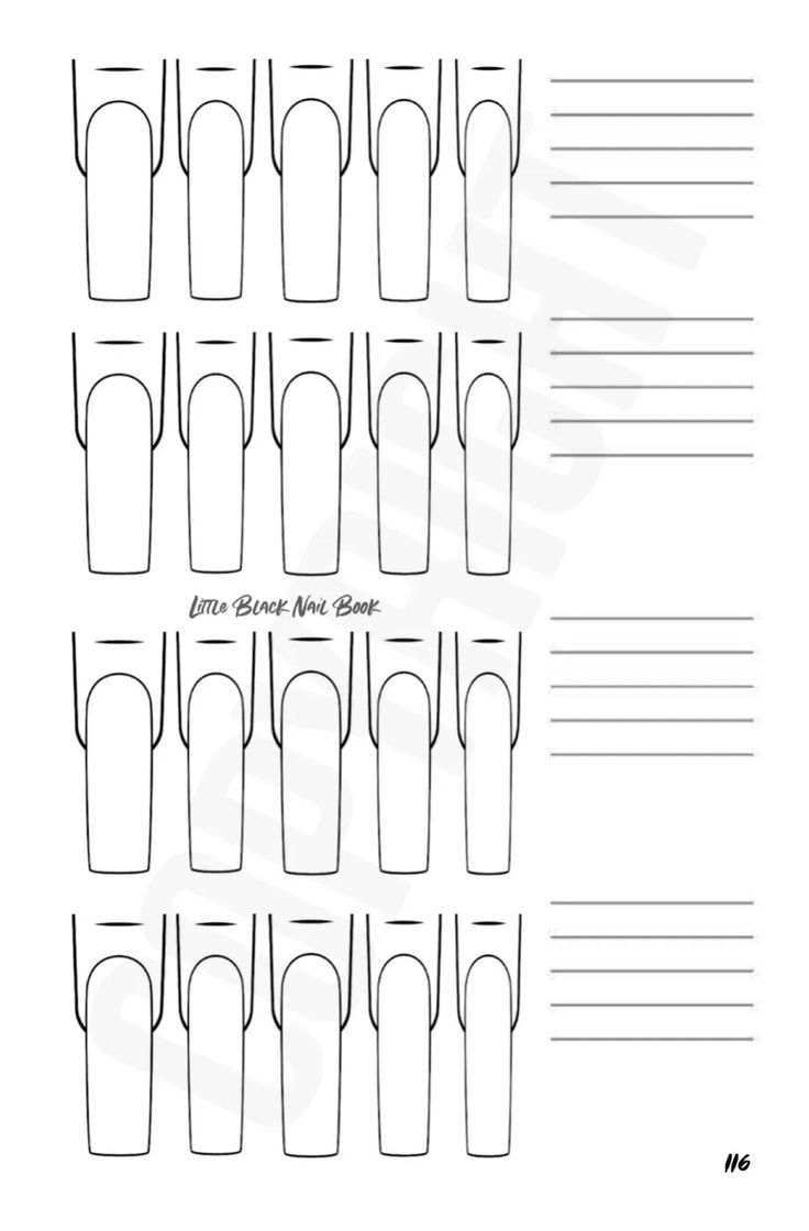 Little Black Nail Book Nail Art Supply Nail Art Nail Design EBay