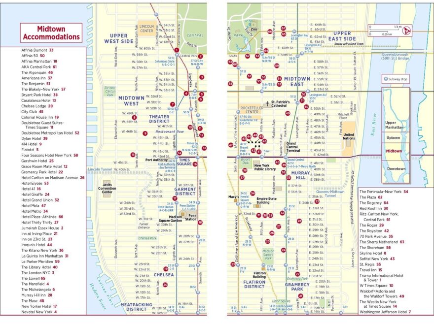 Map Of Midtown Manhattan Printable Printable Walking Map Of Midtown Manhattan New York USA