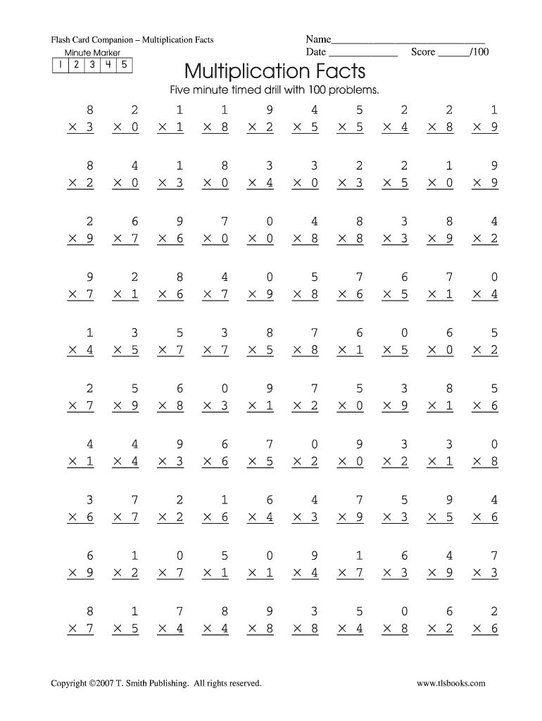 Math Minute Worksheets Mad Minutes Basic Facts Worksheets Library