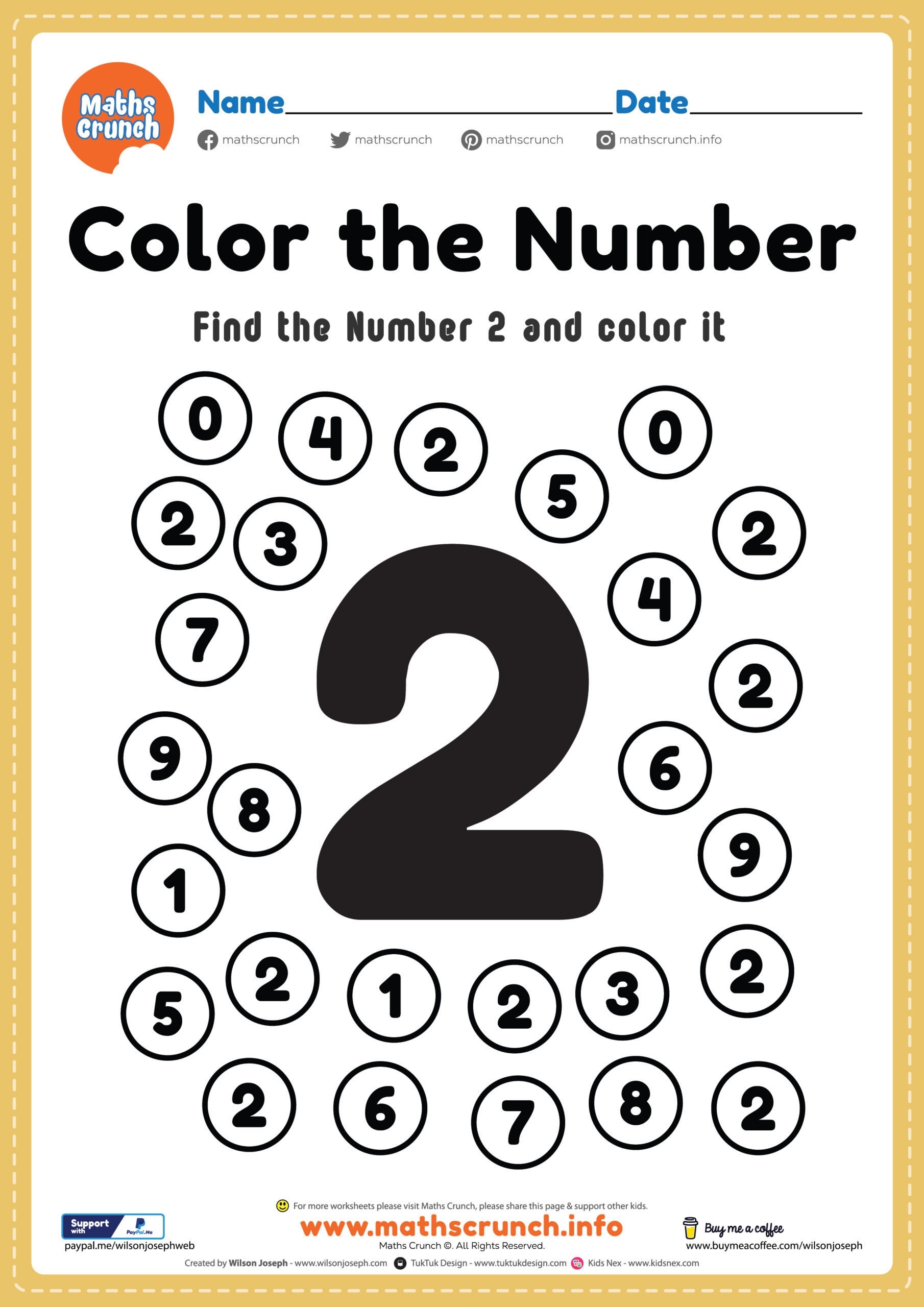 Free Printable Math Worksheets For Preschool