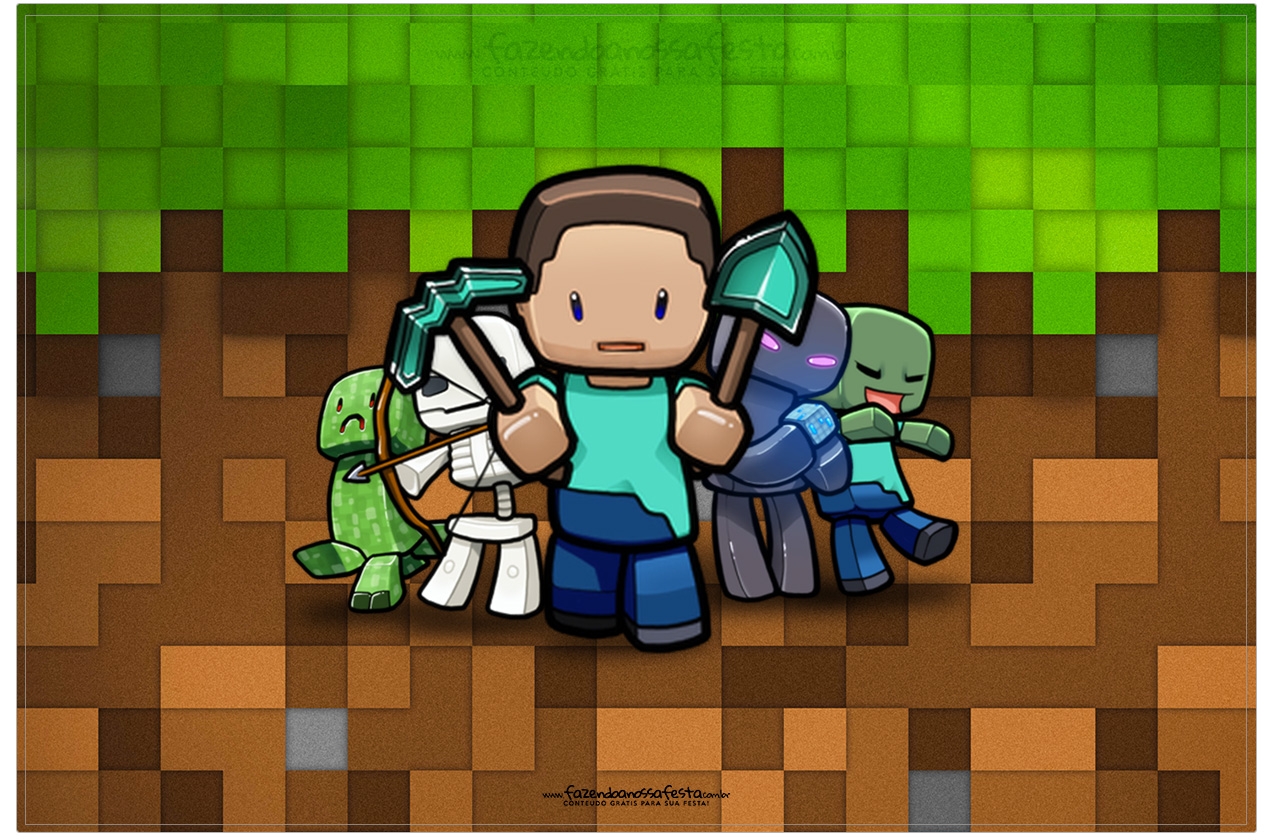 Free Minecraft Printable Candy Wrapper
