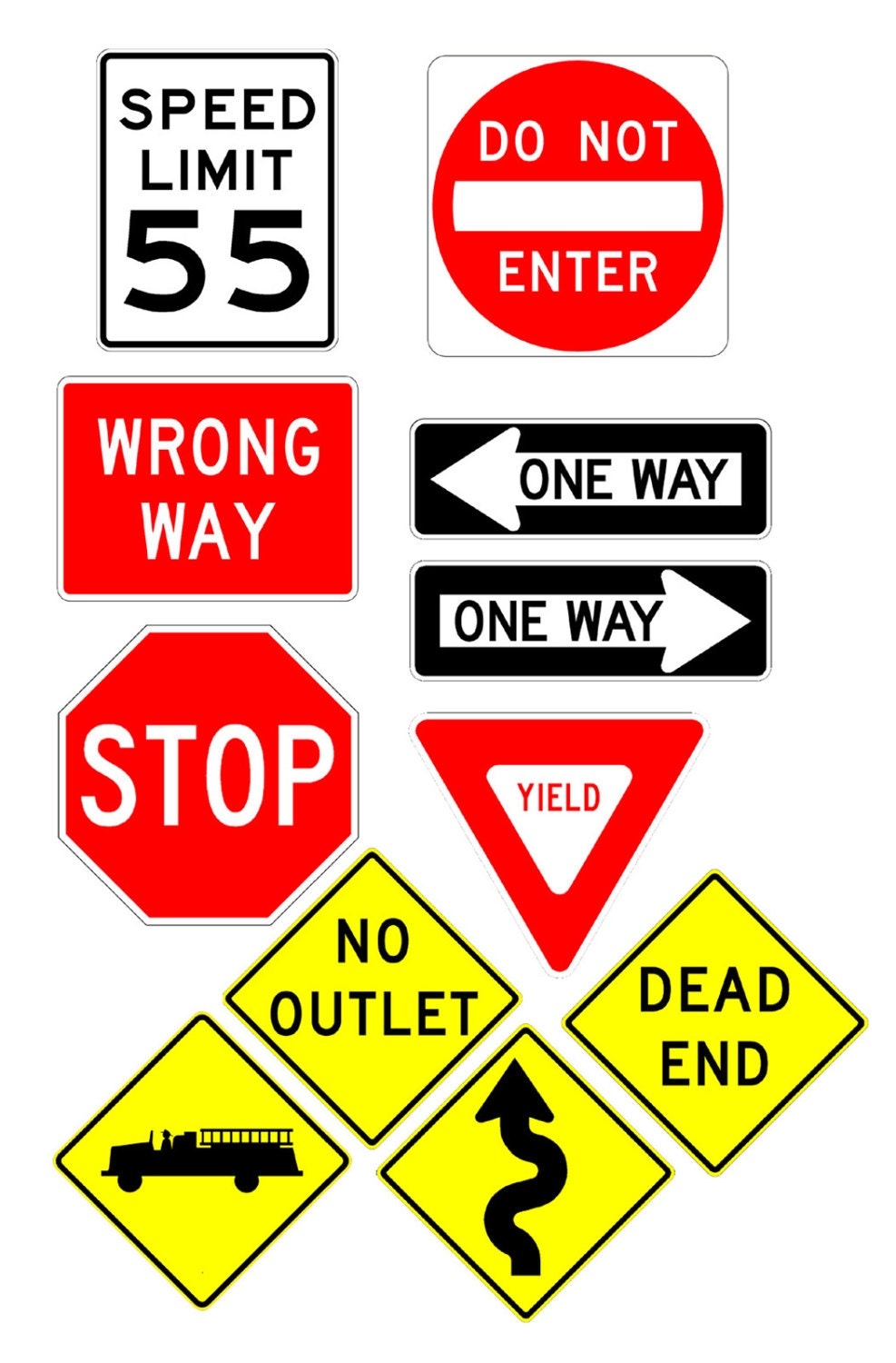Miniature 1 25 G Scale Model Street Signs