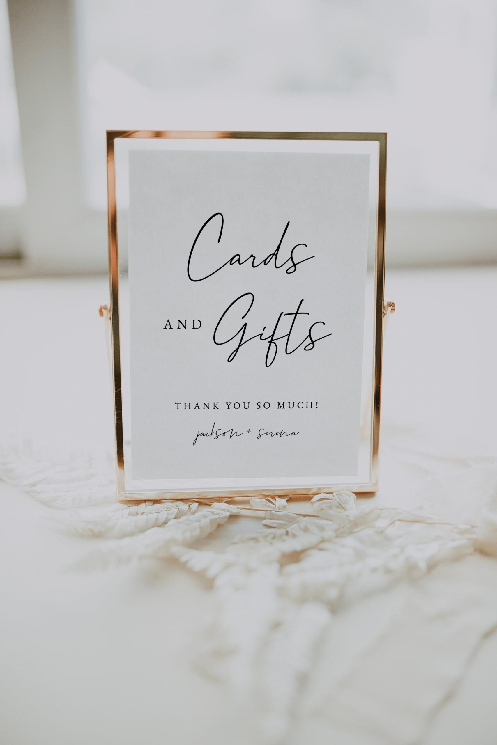 Modern Wedding Cards And Gifts Sign Template Minimalist Cards Sign Cards And Gifts Table Sign Modern Wedding Sign Ellie Collection Etsy