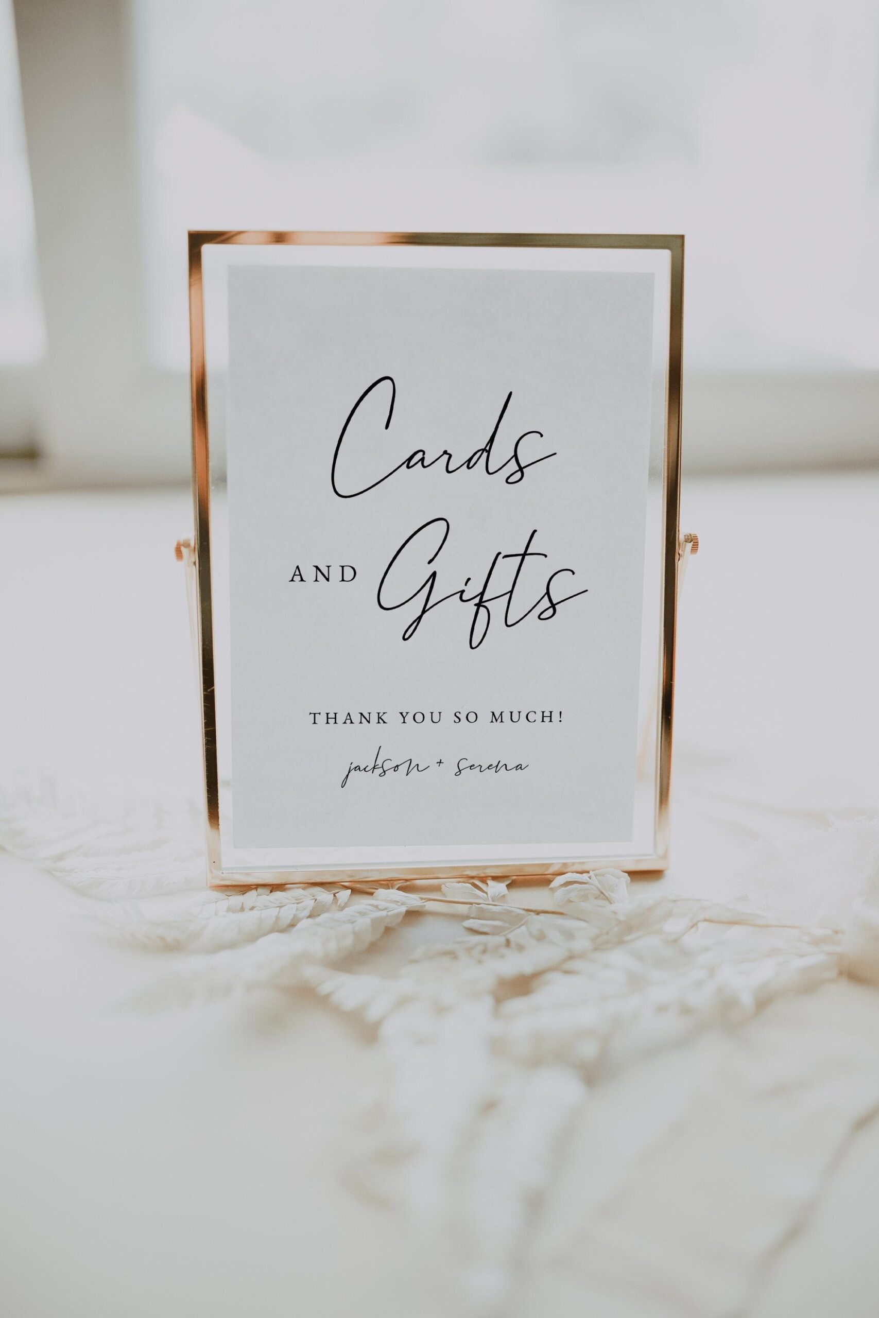 Modern Wedding Cards And Gifts Sign Template Minimalist Cards Sign Cards And Gifts Table Sign Modern Wedding Sign Ellie Collection Etsy