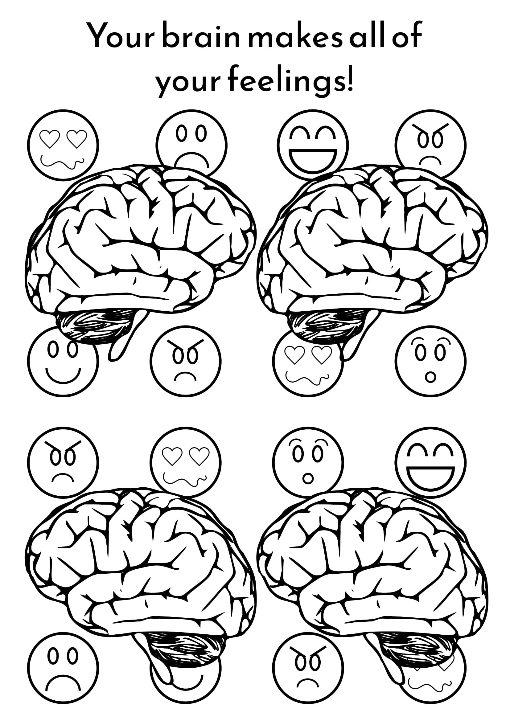 Neuro Coloring P Pages GLIA