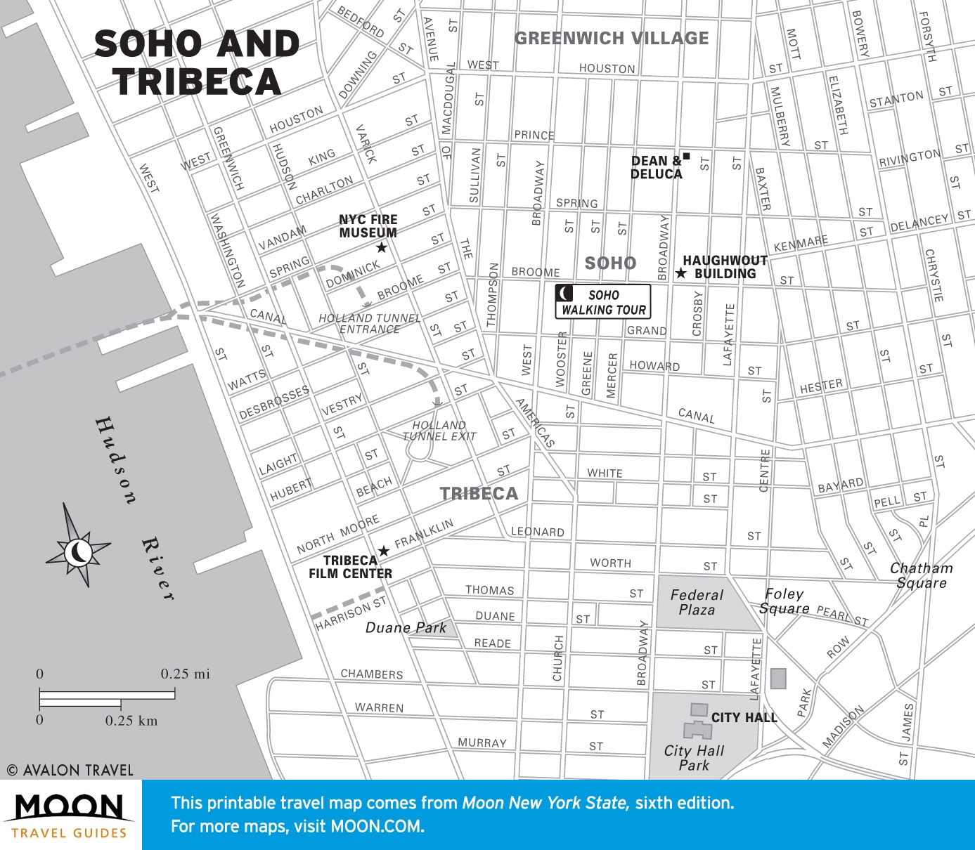 New York Maps Moon Travel Guides