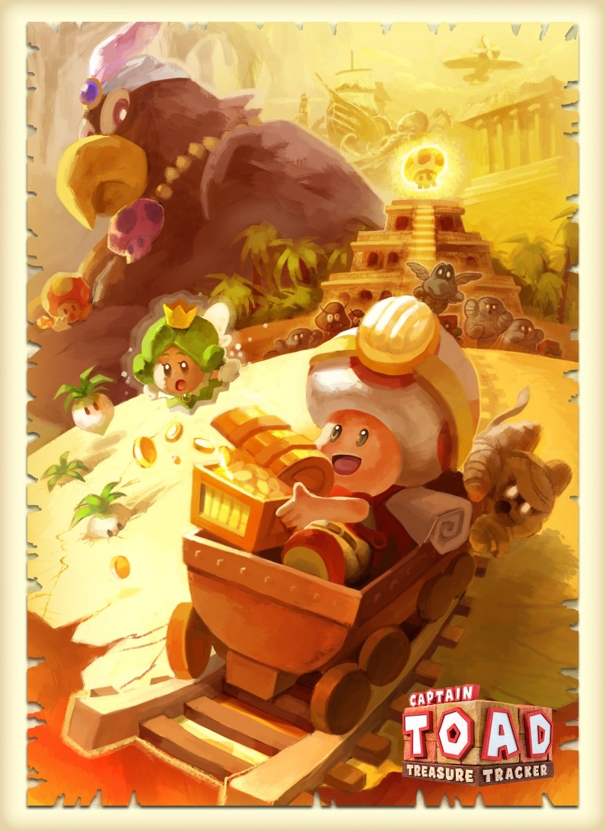 Nintendo Shares New Concept Artwork For Captain Toad Treasure Tracker
