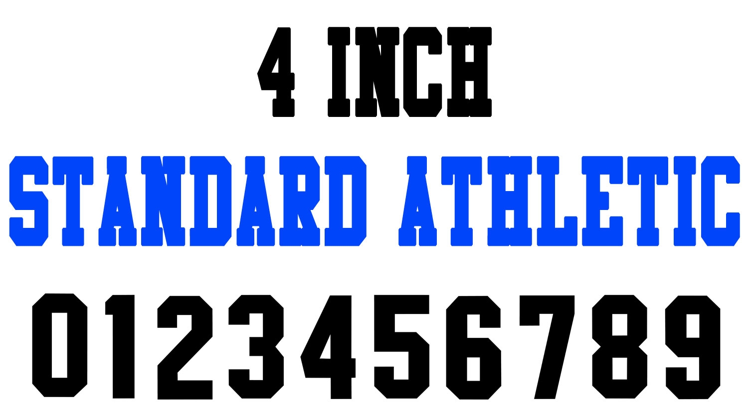 4 Inch Number Stencils Printable