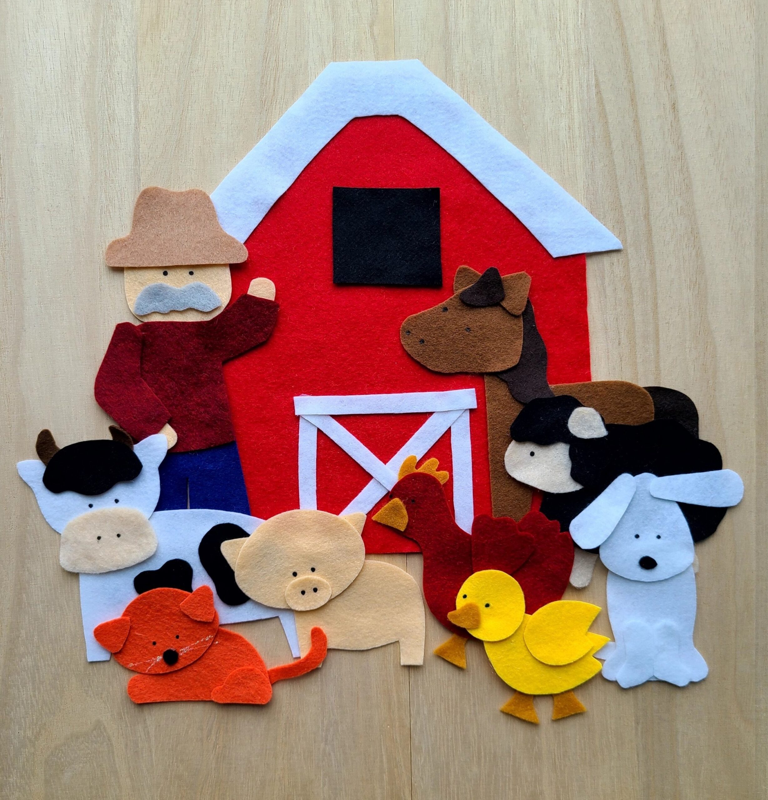 Old Mcdonald Had A Farm Felt Story Animals Felt Farm Animals Circle Time Felt Stories Preschool Felt Stories Gift For Preschool Teachers Etsy
