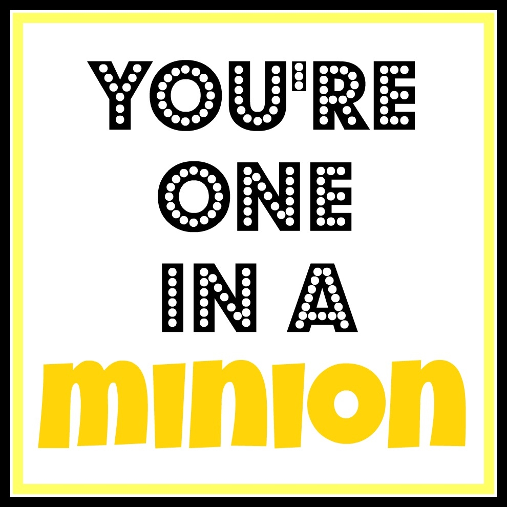 One In A Minion Snacks Craft Idea Amy Latta Creations