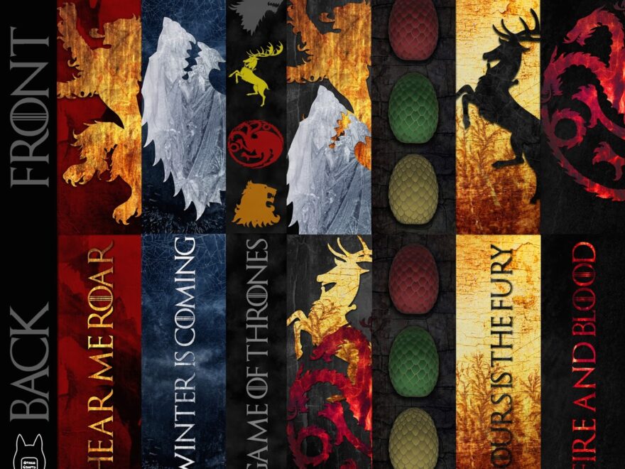 Otaku Crafts Game Of Thrones Bookmarks