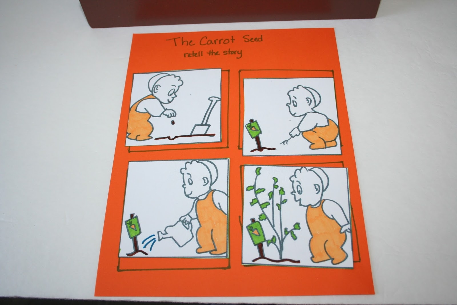 Our Country Road Montessori Inspired Activities For The Carrot Seed By Ruth Krauss