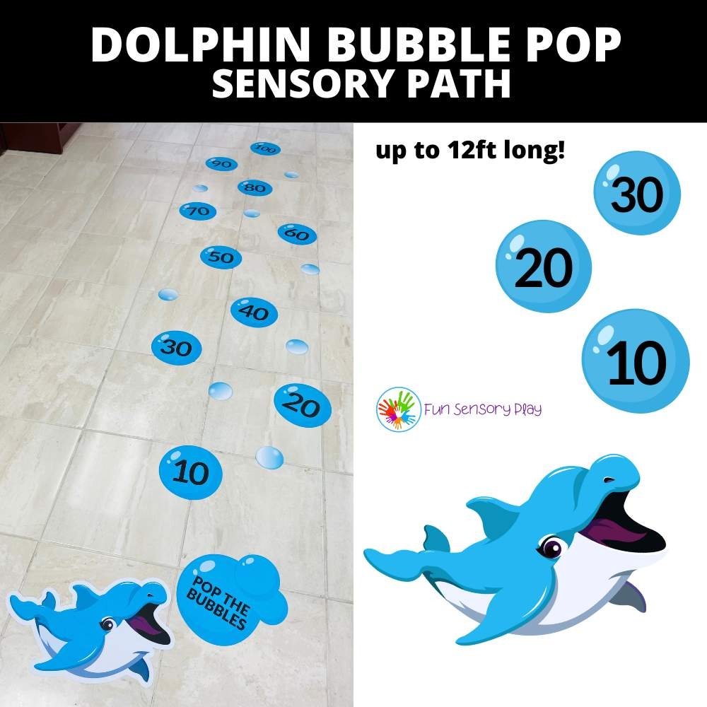 Sensory Path Decals Free Printable