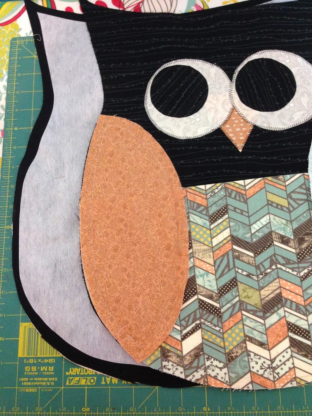 Owl Pocket Pillow Modafabrics