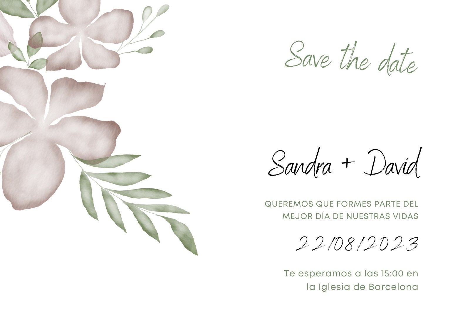 Page 11 Free Save The Date Card Templates To Edit And Print Canva