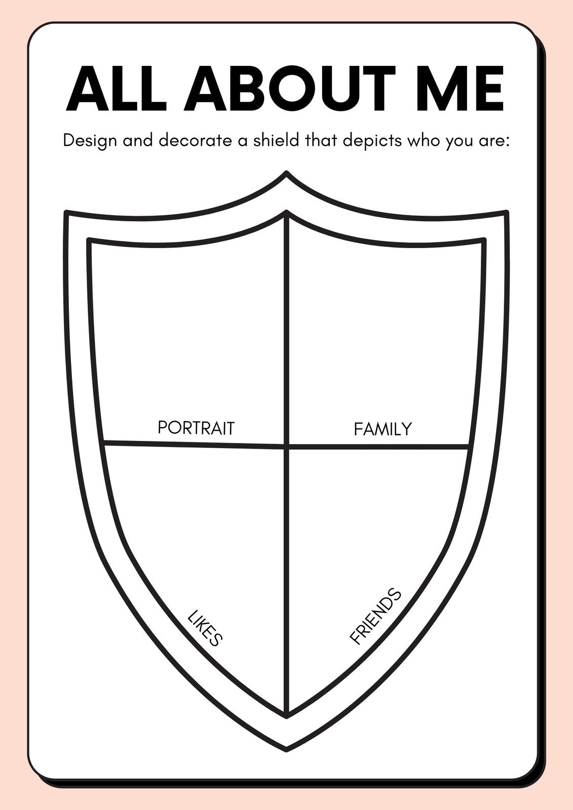 Coat Of Arms Worksheet Printable Free