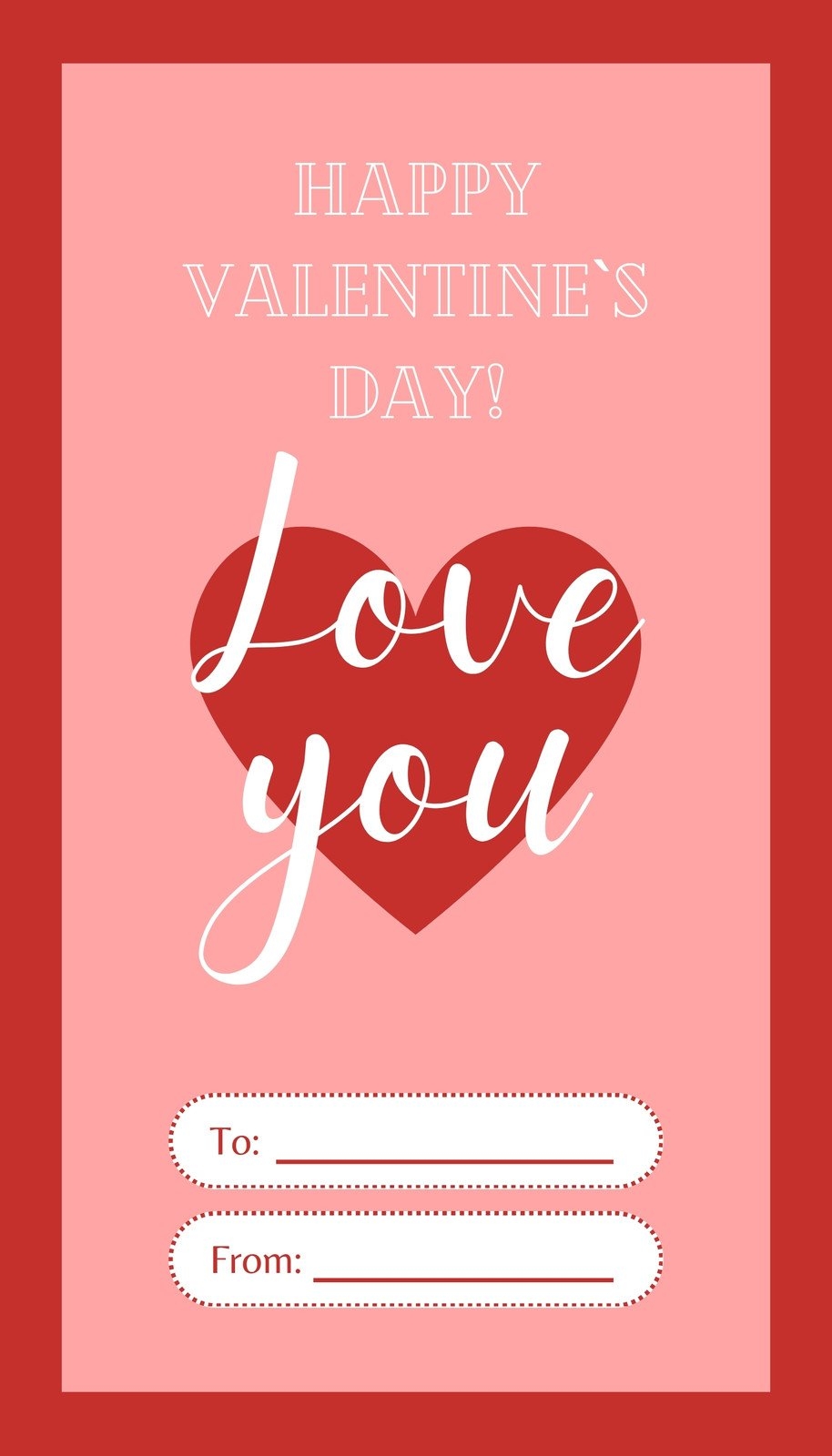 Printable Minimal Valentines Day Cards