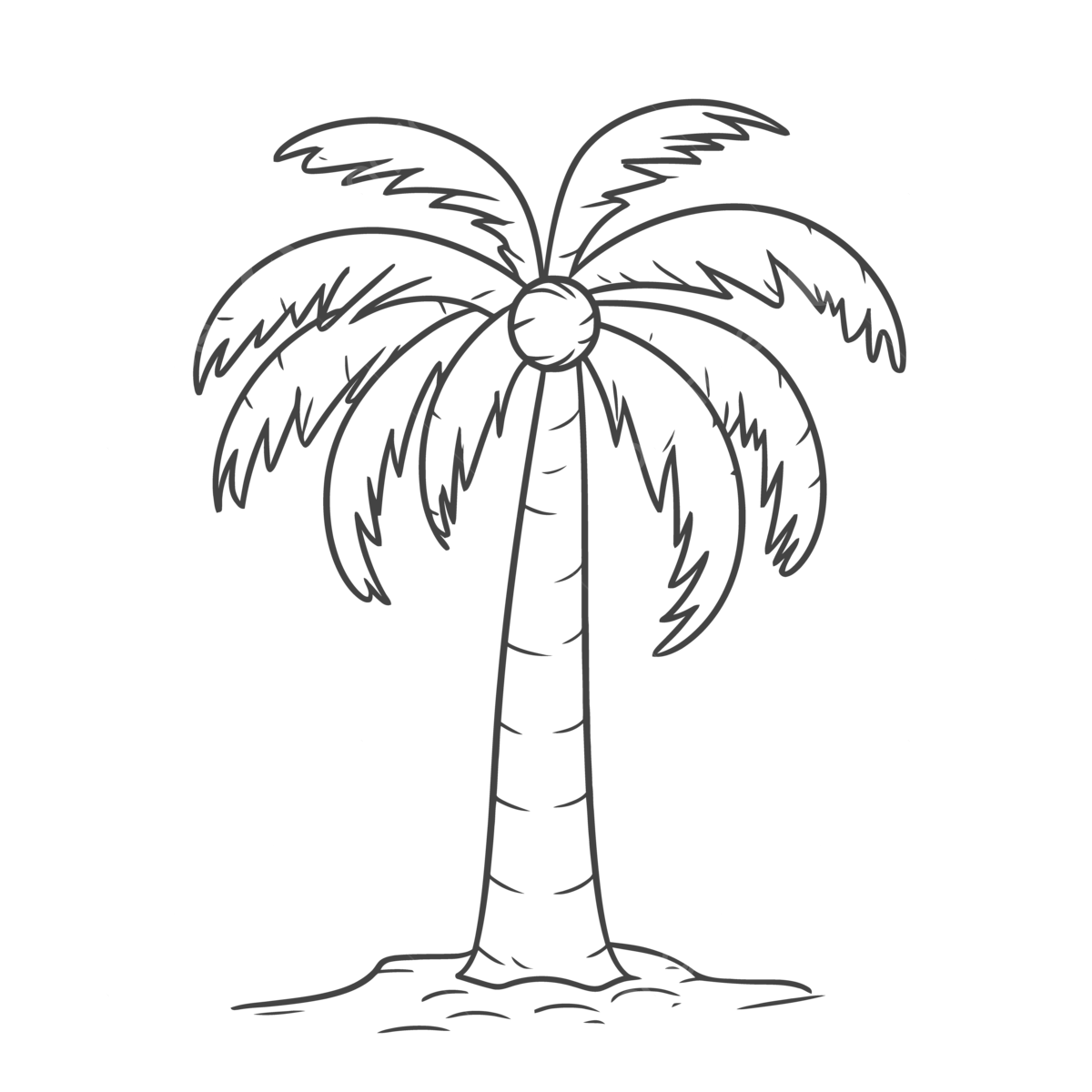 Free Printable Coloring Pages Of Palm Trees