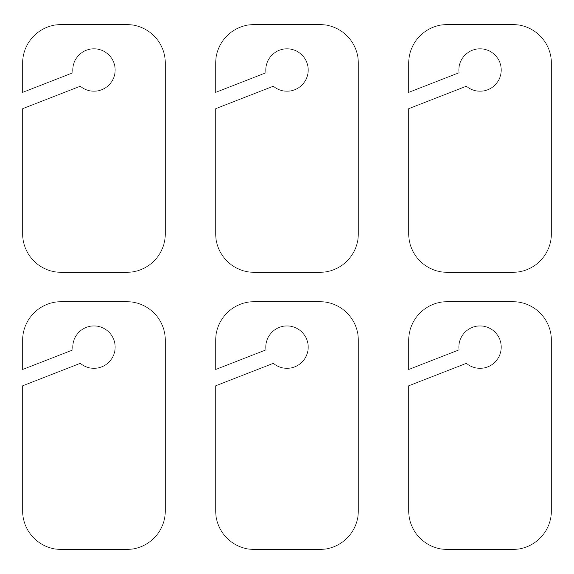 Free Printable Parking Hang Tags