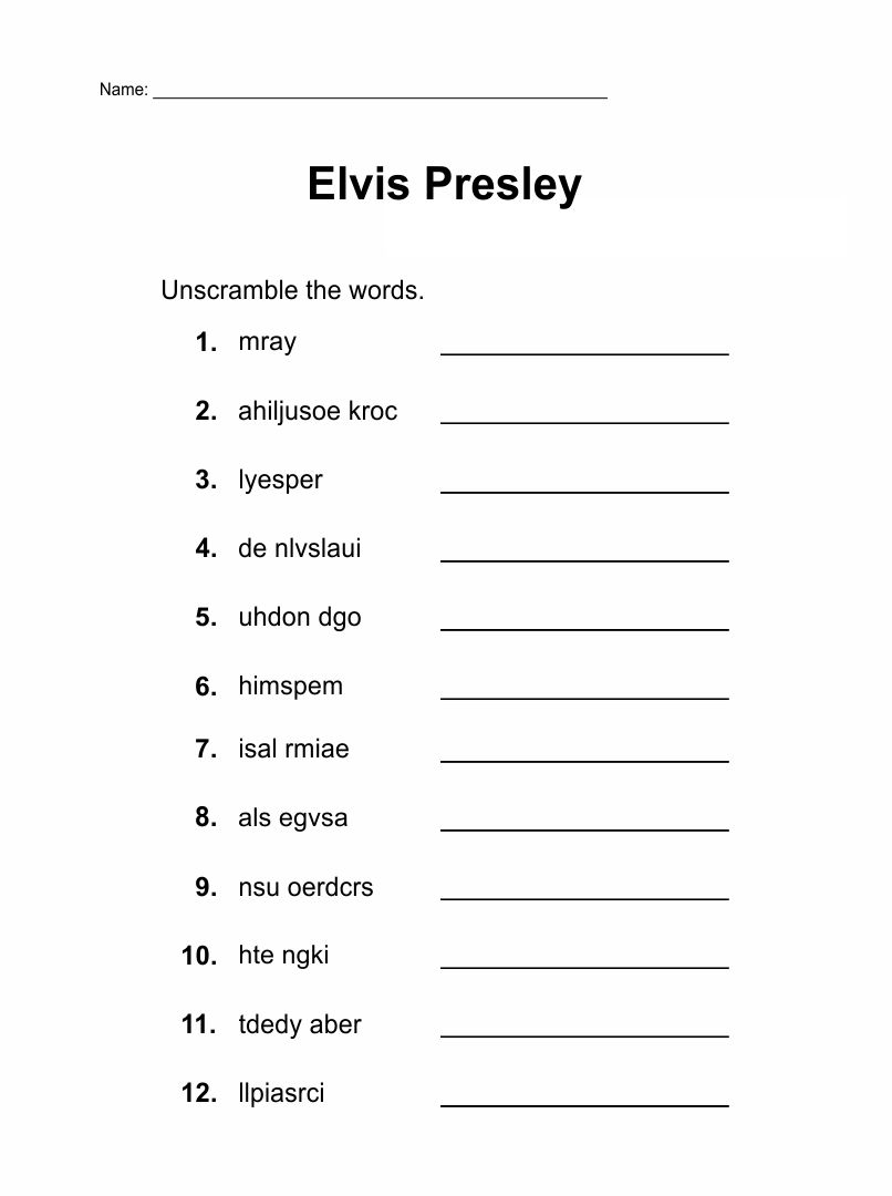Printable Worksheets For Dementia Patients