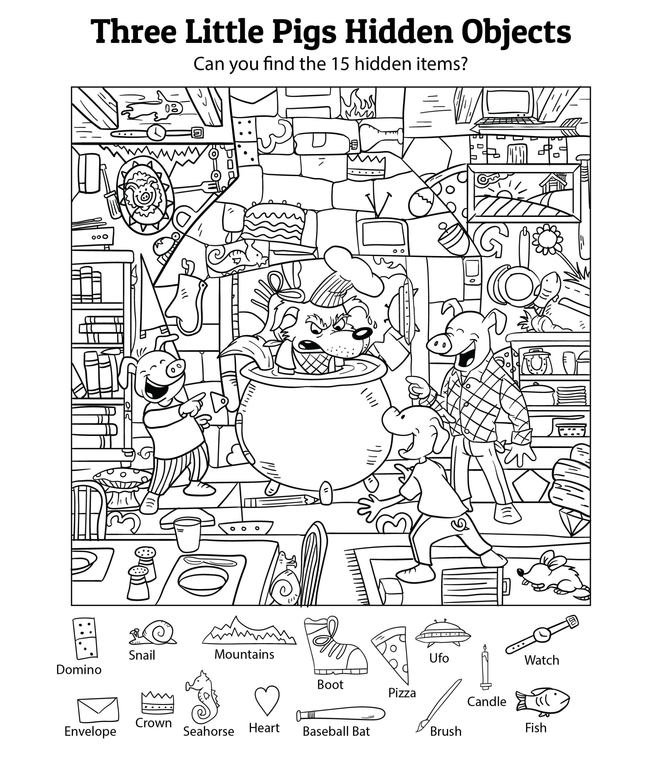 Printable Find The Hidden Objects For Adults