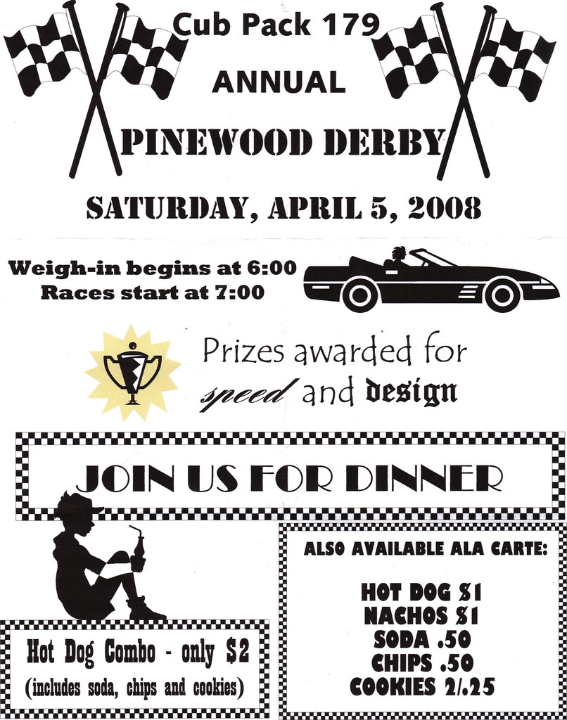 Pinewood Derby Invitation We Received Our Invitation To Th Flickr