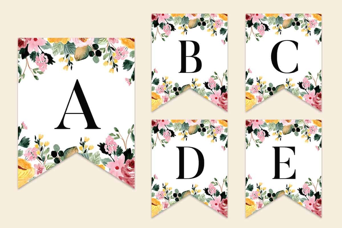 Free Printable Bridal Shower Banner