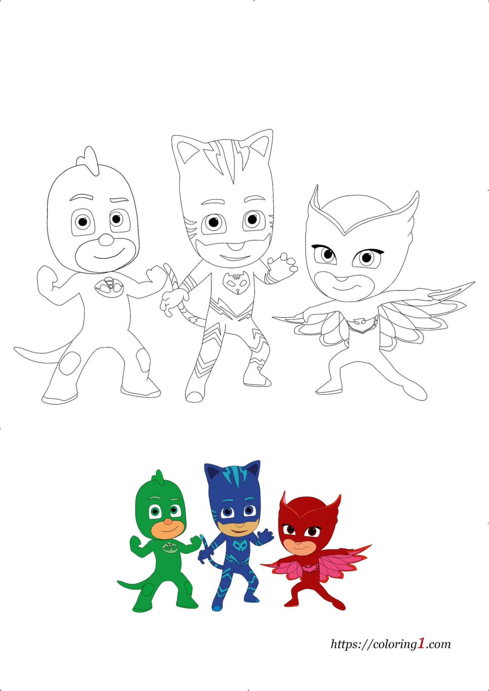 Pj Masks Coloring Pages 34 Free Printable Coloring Sheets For Kids 2021