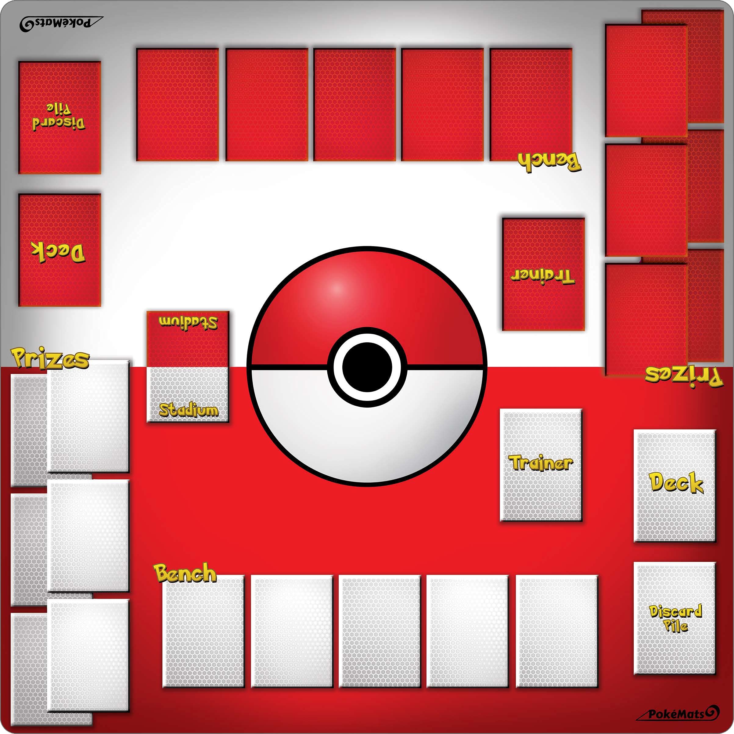 Pok Mats 2 Player Trainer Playmat For Pokemon Trading Card Game Amazon ae Toys