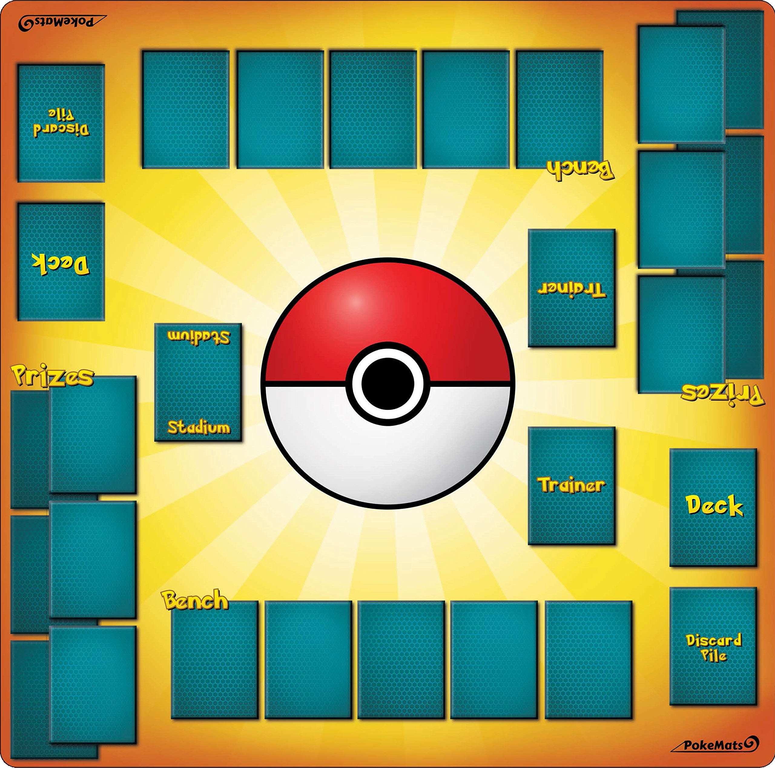 Pok Mats 2 Player Trainer Playmat For Pokemon Trading Card Game Amazon au Toys Games